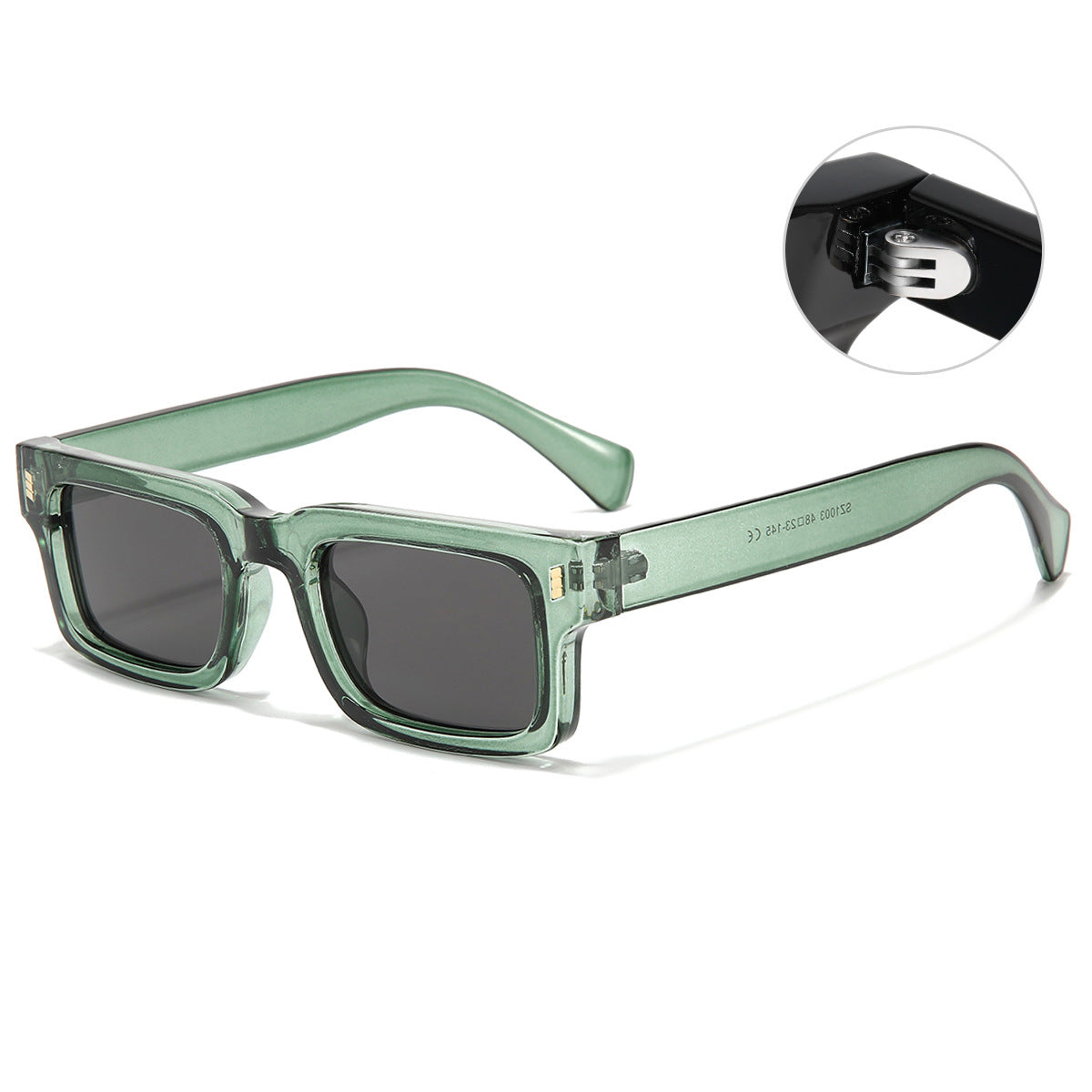 Wholesale PC Rectangular Small Frame UV Resistant Sunglasses